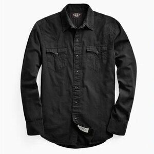 Polo Ralph Lauren Men's Double RL Slim Fit Twill Western Shirt